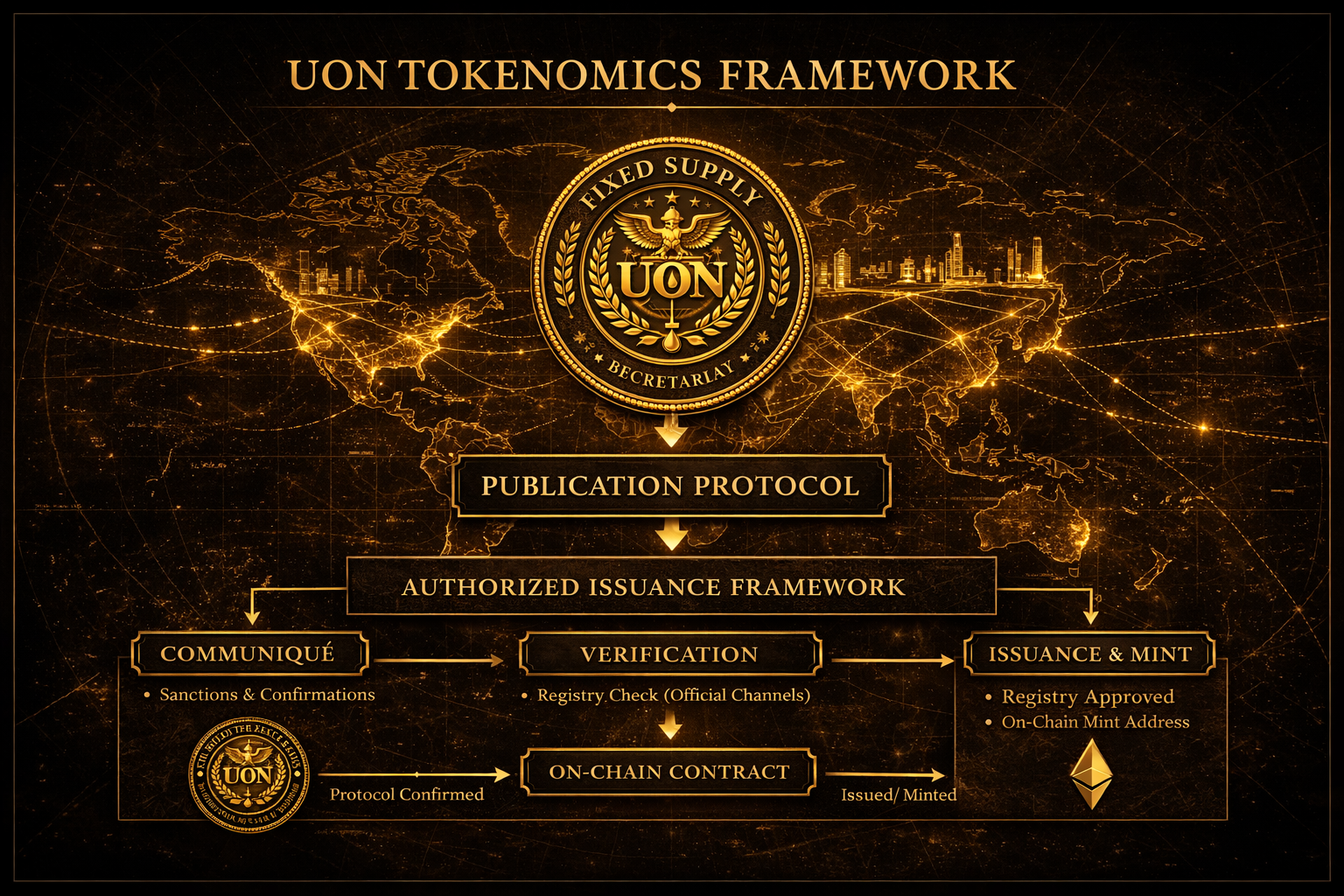 UON tokenomics framework diagram